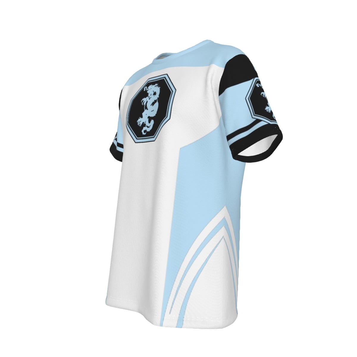 Mangadragon Master Sky Blue O-Neck T-Shirt - Image 2