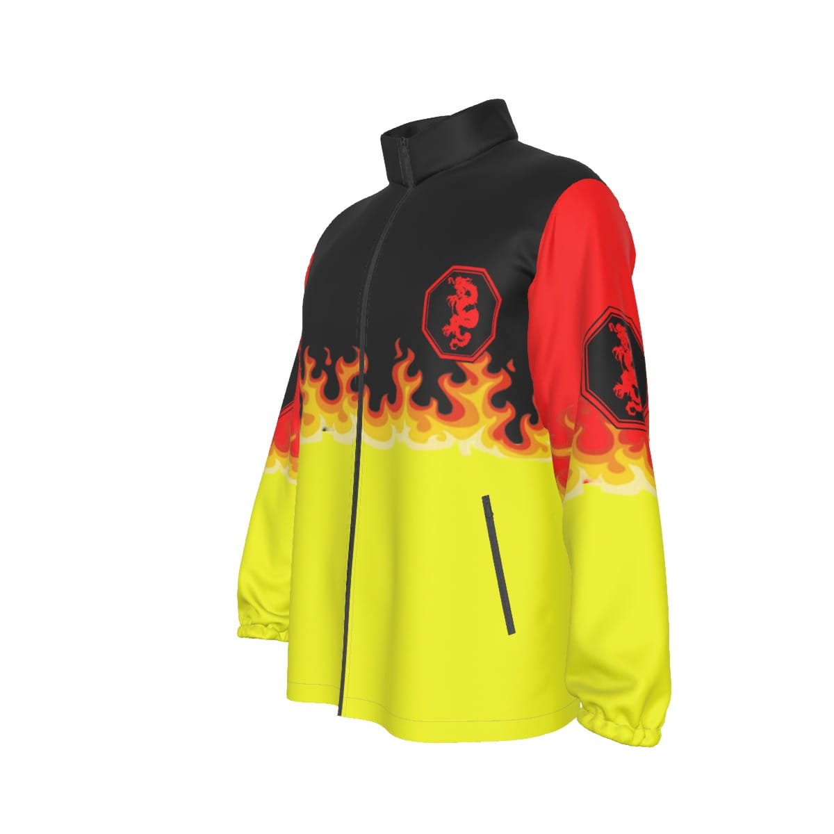 Mangadragon Flame Zip-up Windproof Jacket - Image 2