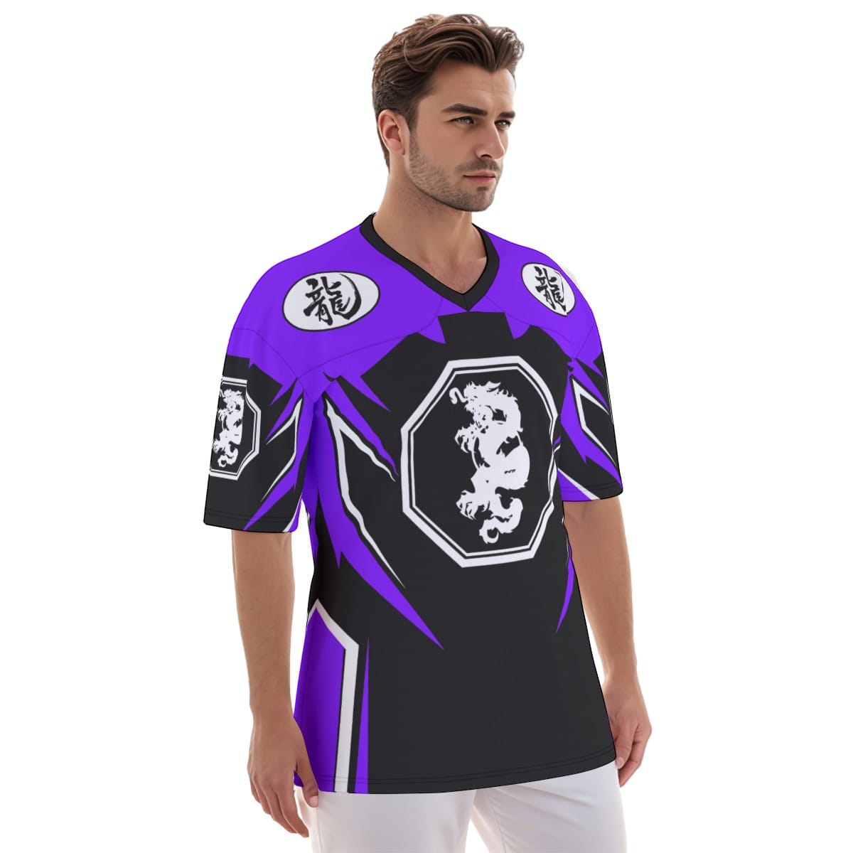 Mangadragon Saber Purple MK I Football Jersey - Image 4