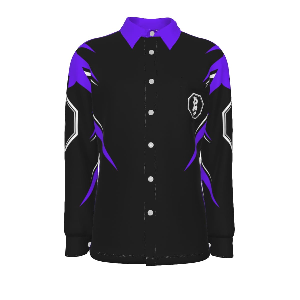 Mangadragon Saber Purple Long Sleeve Shirt