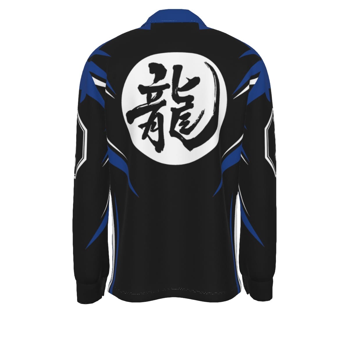 Mangadragon Saber Navy Long Sleeve Shirt - Image 4