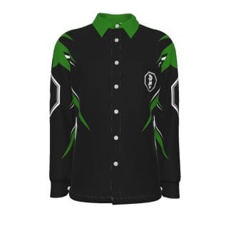 Mangadragon Saber Green Long Sleeve Shirt