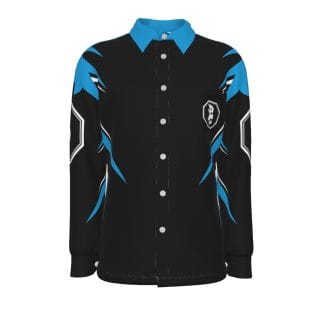 Mangadragon Saber Teal Long Sleeve Shirt