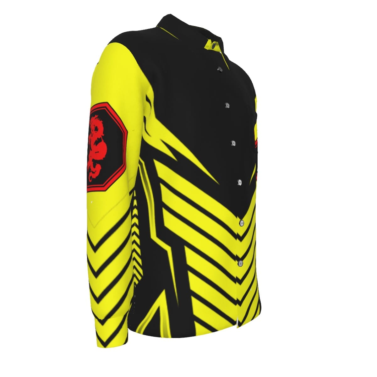 Mangadron Avalon Yellow Long Sleeve Shirt - Image 3