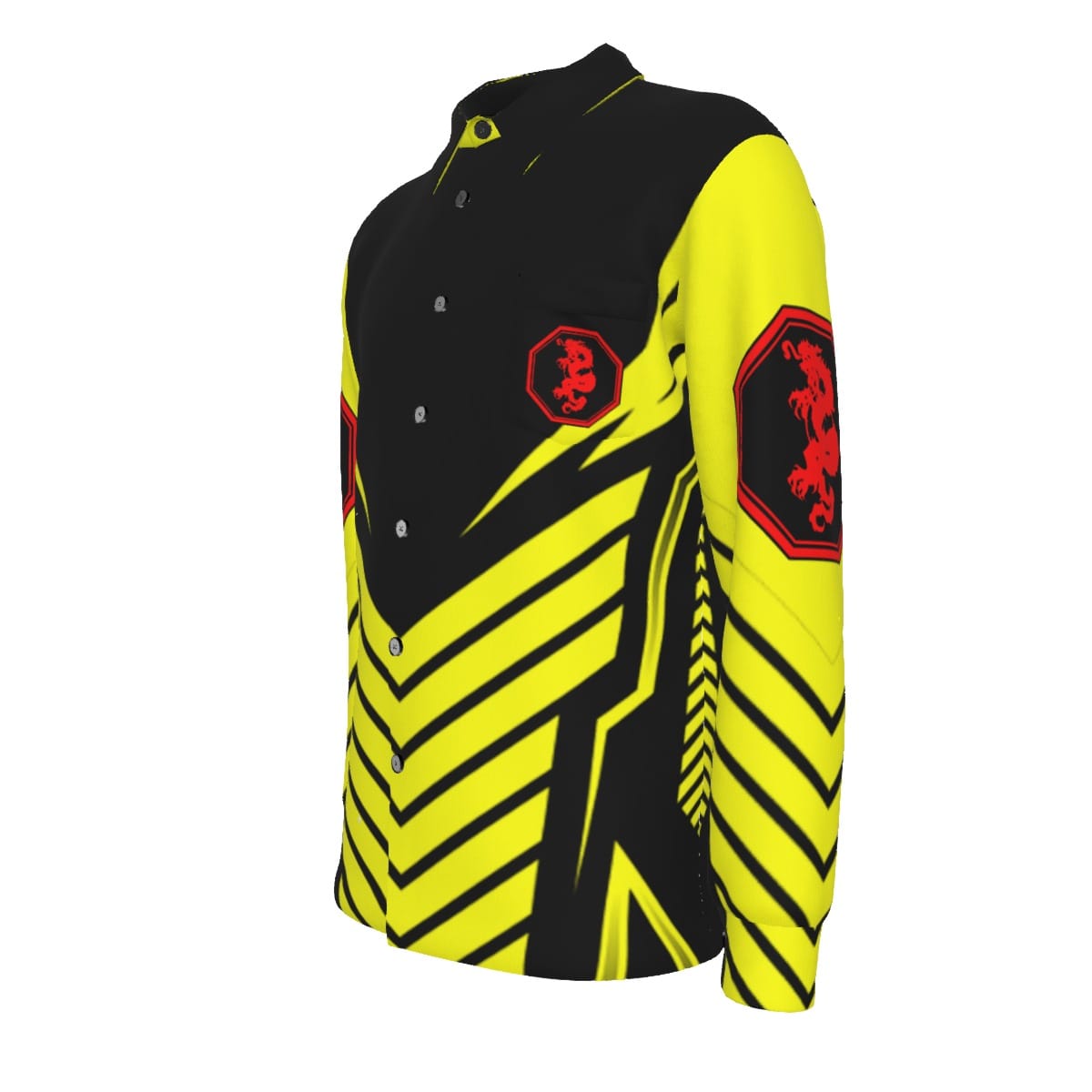 Mangadron Avalon Yellow Long Sleeve Shirt - Image 2