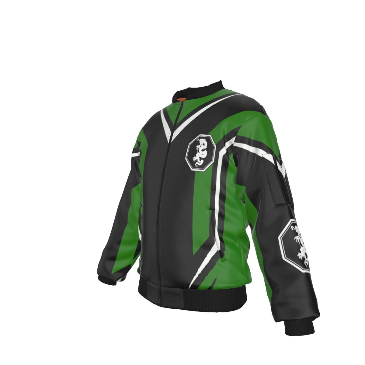 Mangadragon Obelisk Green Bomber Jacket - Image 2