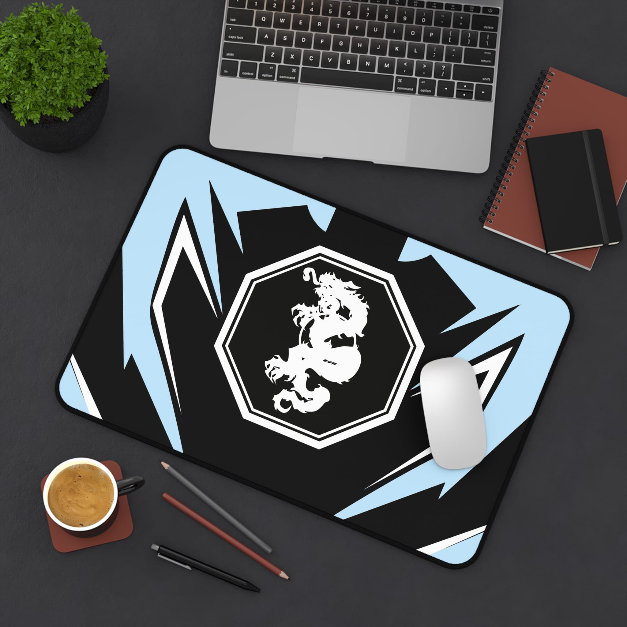 Mangadragon Saber Sky Blue MK I Desk Mat - Image 4