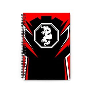Mangadragon Saber Red Spiral Notebook